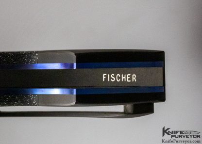 Todd Fischer Custom Knife "Archangel" 4.0 Damascus Linerlock Flipper - Image 8