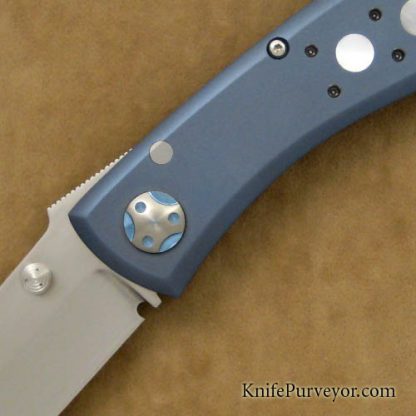Tom Anderson Custom Knife Alien Model Mohawk Warrior Framelock - Image 2