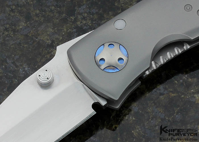 Tom Anderson Custom Knife Milled Titanium Mohawk Warrior Framelock - Image 2
