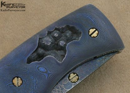Tom Ferry Custom Knife "Koi" Damascus Linerlock - Image 4