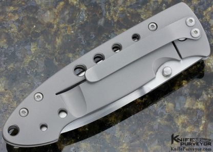 Tom Mayo Custom Knife "Wharny" Titanium Framelock - Image 3