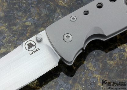 Tom Mayo Custom Knife "Wharny" Titanium Framelock - Image 2