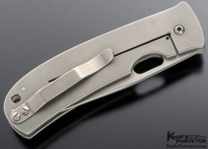 Tom Mayo Custom Knife Stellite 6K Blade TNT Frame Lock - Image 5