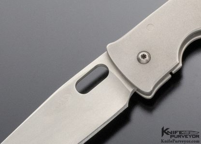 Tom Mayo Custom Knife Stellite 6K Blade TNT Frame Lock - Image 2