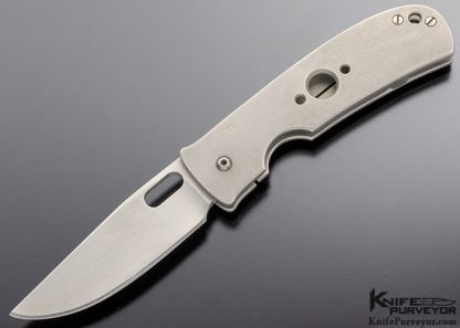 Tom Mayo Custom Knife Stellite 6K Blade TNT Frame Lock