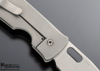 Tom Mayo Custom Knife Stellite 6K Blade TNT Frame Lock - Image 4