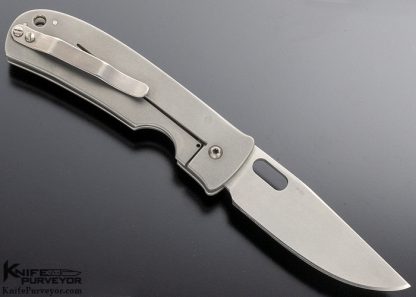 Tom Mayo Custom Knife Stellite 6K Blade TNT Frame Lock - Image 3