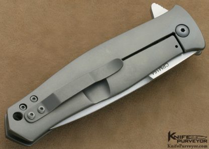Tom Mayo Custom Knife Dr. Death Jr. IKBS Flipper - Image 3