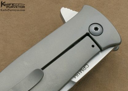 Tom Mayo Custom Knife Dr. Death Jr. IKBS Flipper - Image 4