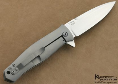 Tom Mayo Custom Knife Dr. Death Jr. IKBS Flipper - Image 8