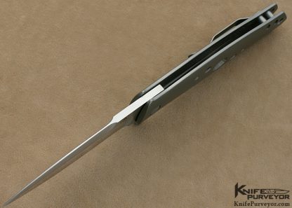 Tom Mayo Custom Knife Dr. Death Jr. IKBS Flipper - Image 6