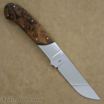 Tom Overeynder Custom Knife Stabilized Mesquite Burl Hunter #001 - Image 3