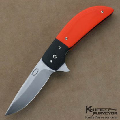 Tom Watson Custom Knives G-10 & D2 Flipper