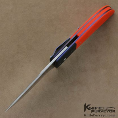 Tom Watson Custom Knives G-10 & D2 Flipper - Image 4