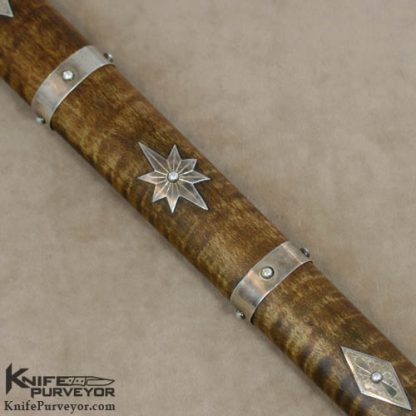 Joseph Szilaski Custom Knife Presentation Pipe Tomahawk - Image 2