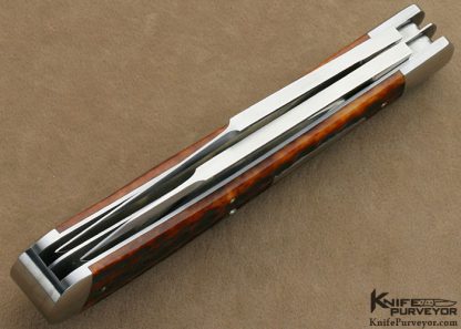 Tony Bose Custom Knife A.G. Russell Bone HTT (Hunter Trader Trapper) Remington Bullet Slip Joint - Image 6
