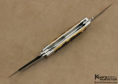 Tony Bose Custom Knife Remington Bone 3 Blade 3" Stockman Slipjoint - Image 5