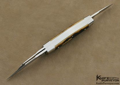 Tony Bose Custom Knife Remington Bone 3 Blade 3" Stockman Slipjoint - Image 4