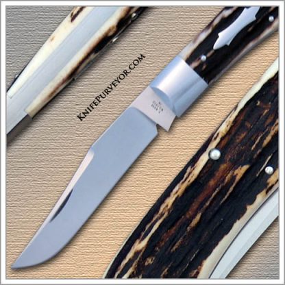 Tony Bose Custom Knife: Back Pocket Knife 440V Steel with Bowtie Shield - Image 2