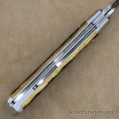 Tony Bose Custom Knife Remington Jigged Bone Coffin Jack #8 - Image 3