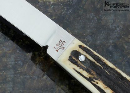 Tony Bose Custom Knife Stag Desk Knife - Image 2