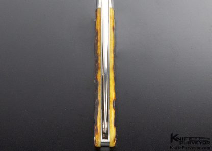 Tony Bose Custom Knife Jigged Bone Swayback with Federal Shield Slip Joint - Image 8