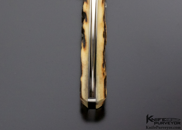 Tony Bose Custom Knife NKCA "Pruner" Stag Slip Joint - Image 7