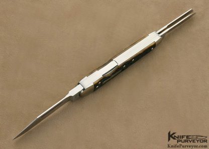 Tony Bose Custom Knife Remington Jigged Bone Lockback Whittler #1 - Image 7