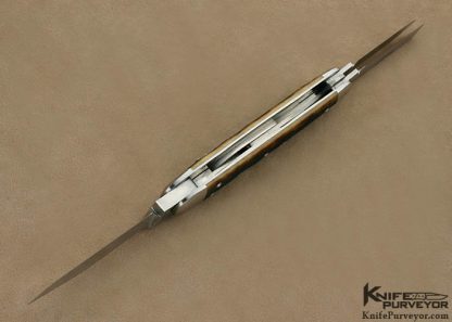 Tony Bose Custom Knife Remington Jigged Bone Lockback Whittler #3 - Image 8