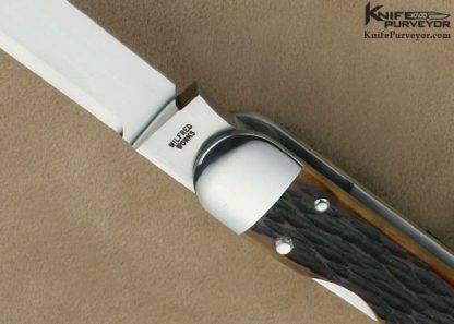 Tony Bose Custom Knife Remington Jigged Bone Lockback Whittler #3 - Image 5