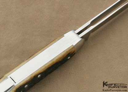 Tony Bose Custom Knife Remington Bone Lock Back Whittler #5 - Image 8