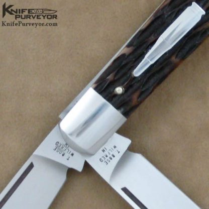 Tony Bose Custom Knife Remington Bone R293 Hunter Trader Trapper Slipjoint - Image 2