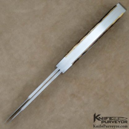 Tony Bose Custom Knife Remington Bone R293 Hunter Trader Trapper Slipjoint - Image 4