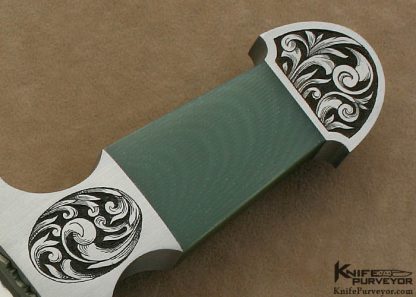 Travis Winn Custom Knife Sole Authorship Engraved Fantasy Dagger - Image 3