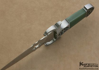 Travis Winn Custom Knife Sole Authorship Engraved Fantasy Dagger - Image 5