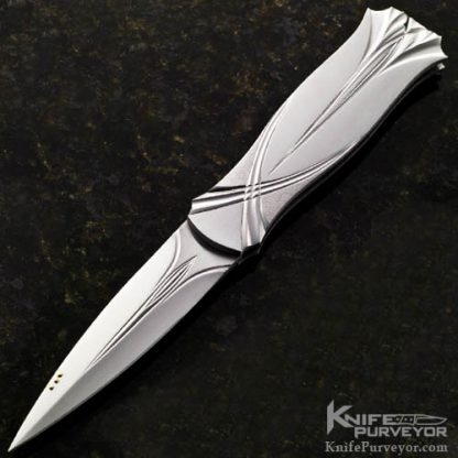 William Tuch Custom Knife Fluted Lockback Dagger