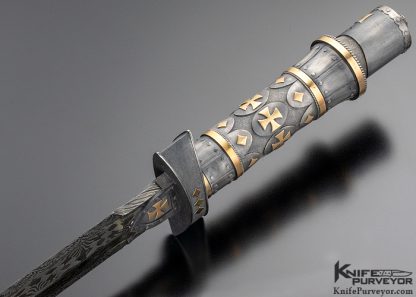 Vladimir Kolenko Custom Knife Great Helm Dagger - Image 7