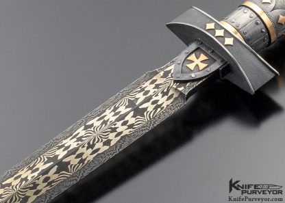 Vladimir Kolenko Custom Knife Great Helm Dagger - Image 2