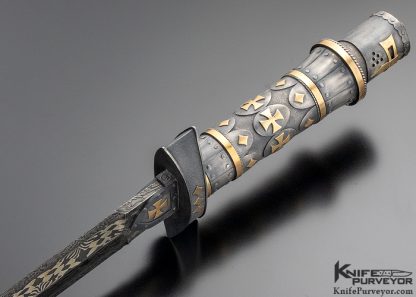 Vladimir Kolenko Custom Knife Great Helm Dagger - Image 6