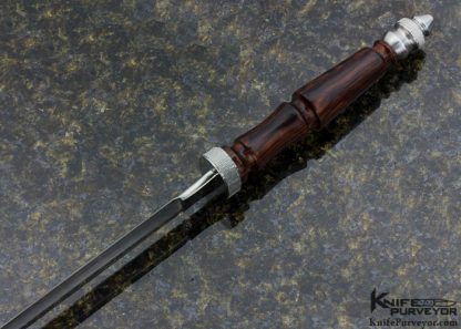Van Barnett Custom Knife Desert Ironwood Dagger - Image 6