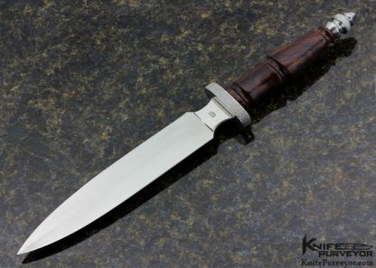 Van Barnett Custom Knife Desert Ironwood Dagger