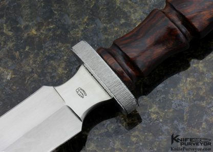 Van Barnett Custom Knife Desert Ironwood Dagger - Image 2