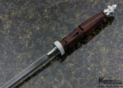 Van Barnett Custom Knife Desert Ironwood Dagger - Image 5