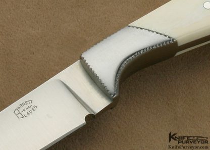Van Barnett Custom Knife Pre-ban Elephant Ivory Bird and Trout Knife - Image 2