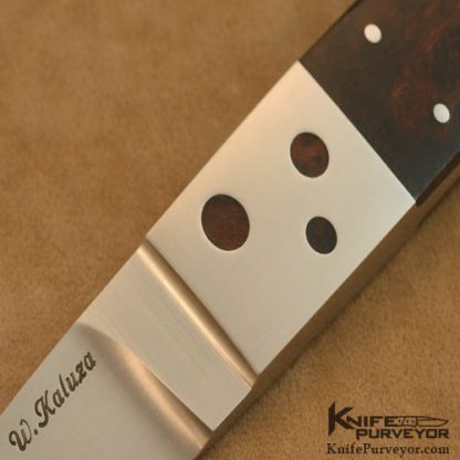 Werner Kaluza Custom Knife Ironwood Integral Utility - Image 2