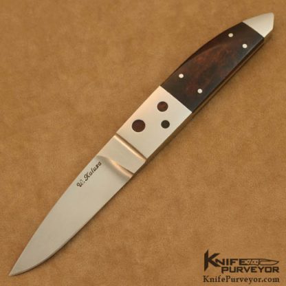 Werner Kaluza Custom Knife Ironwood Integral Utility
