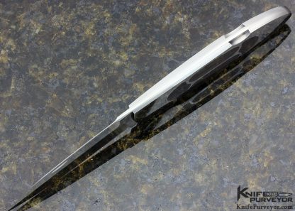 Warren Osborne Custom Knife Multi Interframe Black Lip Tahitian Pearl  Lockback - Image 4