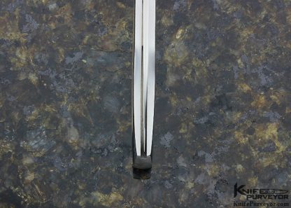 Warren Osborne Custom Knife Rainbow Pearl Shell Lockback - Image 6