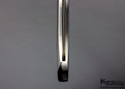 Warren Osborne Custom Knife Black Lip Tahitian Pearl Shell and Steel Interframe Lockback Dagger - Image 6