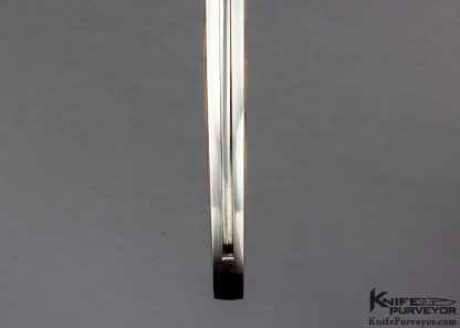 Warren Osborne Custom Knife Amber Jigged Bone Interframe Slipjoint - Image 5